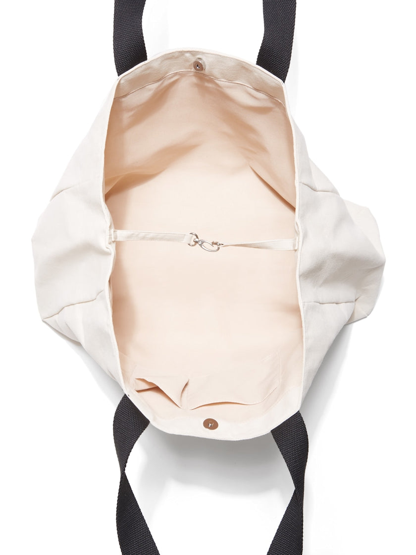 Guess Canvas Beach Tote - Brown image 3