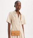 [AT DELHI] TORY BURCH  Robinson Pebbled Crossbody - Tiramisu image 1