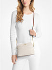Michael Kors Jet Set Travel Medium Logo Dome Crossbody Bag - Vanilla image 1