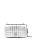 BURBERRY Small Quilted Lola Bag In Metallic Leather image 5