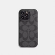 COACH Iphone 14 Pro Case In Signature Canvas - Graphite image