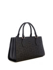 Guess Eldoria Enlarged Logo Satchel - Black image 2