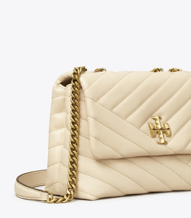 TORY BURCH Small Kira Chevron Convertible Shoulder Bag - New Cream image 2