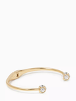 Kate Spade Lady Marmalade Open Cuff - Clear/Gold image 1
