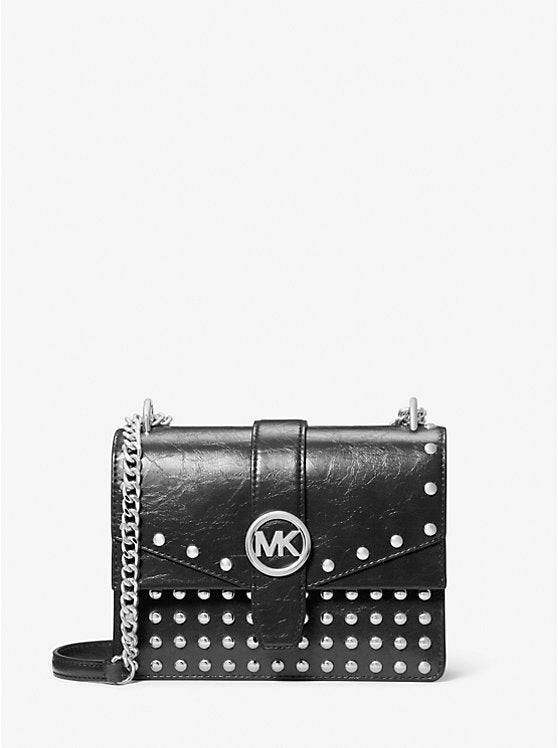MICHAEL KORS Greenwich Small Studded Distressed Crossbody Bag image 0