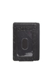 Guess Debossed Logo Card Case - Black image 1