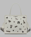 [AT DELHI] KARL LAGERFELD Maybelle Satchel With Pins - White image 0