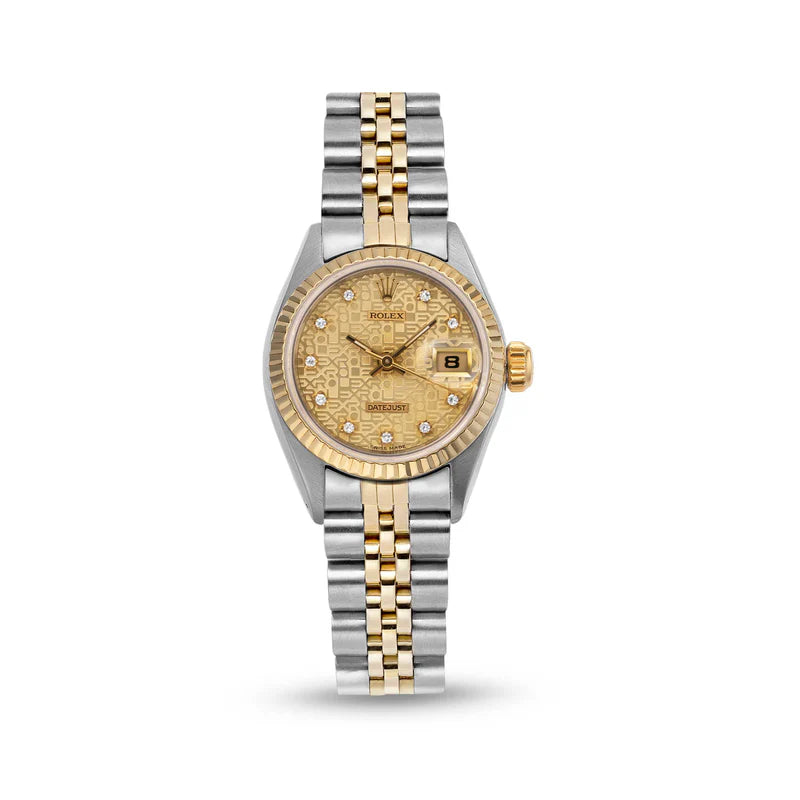 [Store Display] Rolex Datejust 26mm Champagne Computer/Diamond image 0