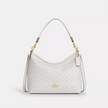 COACH Laurel Shoulder Bag In Signature Canvas - Gold/White/Chalk image