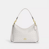 COACH Laurel Shoulder Bag In Signature Canvas - Gold/White/Chalk image