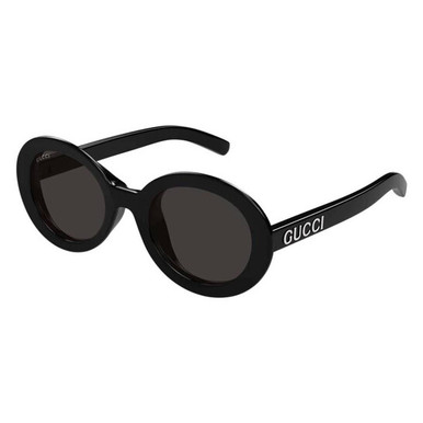 GUCCI Grey Oval Ladies Sunglasses image 0