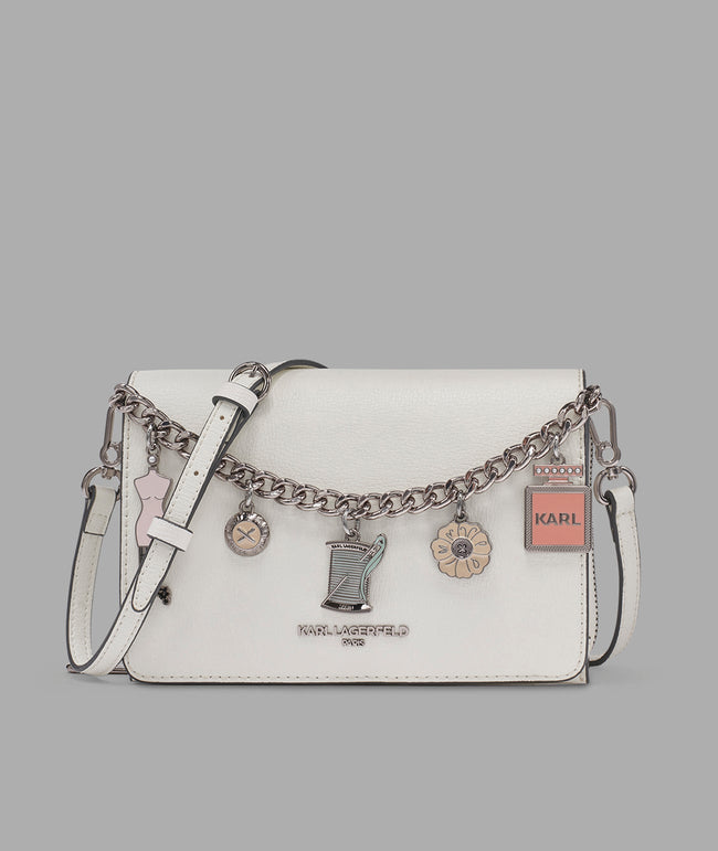 KARL LAGERFELD Lourdes Crossbody With Fashion Chain image 0