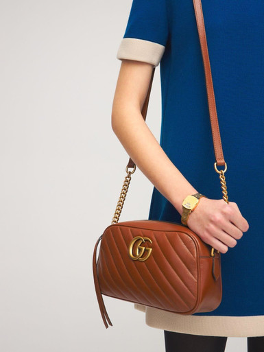 GUCCI GG Marmont Small Matelassé Shoulder Bag image 0