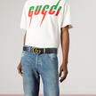 GUCCI Gg Marmont  Wide Belt - Black image 2