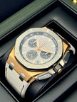 Audemars Piguet Royal Oak Offshore Selfwinding Chronograph 26420OI.OO.A015VE.01 Pink Gold Grey Méga Tapisserie Dial 43mm
