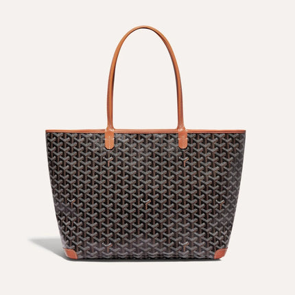 GOYARD Artois MM Bag - Black & Tan