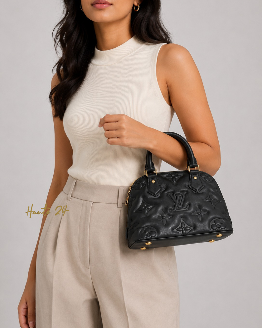 [RUNWAY]LOUIS VUITTON Alma Soft BB Noir