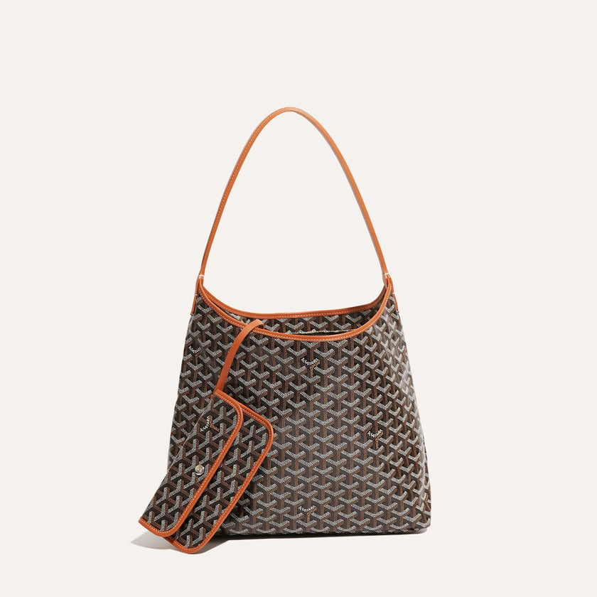 GOYARD Boheme Hobo Bag - Black & Tan
