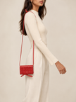 BOTTEGA VENETA Lambskin Leather Shoulder Bag