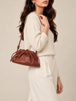 BOTTEGA VENETA Mini Pouch Shoulder Bag Brown