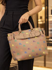 BURBERRY Belt 2way Handbag Brown/Multicolor