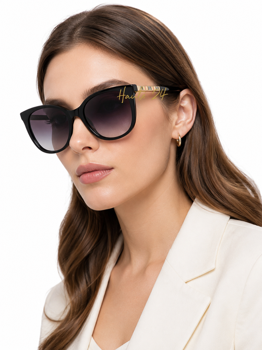 BURBERRY Alice Gray Gradient Cat Eye Ladies Sunglasses  BE4333F 30018G 55