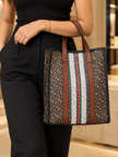 BURBERRY TB Monogram 2WAY Bag Beige/Multicolor
