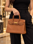 [Unused Condition] HERMÈS Birkin 25 Barenia GHW