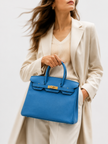 [Mint Condition/Like New] HERMES Birkin 30 Bleu Izmir (7W) Epsom Gold hardware