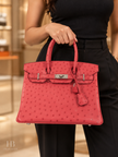 [Brand New] HERMÈS Birkin 30 Bougainvillier Ostrich