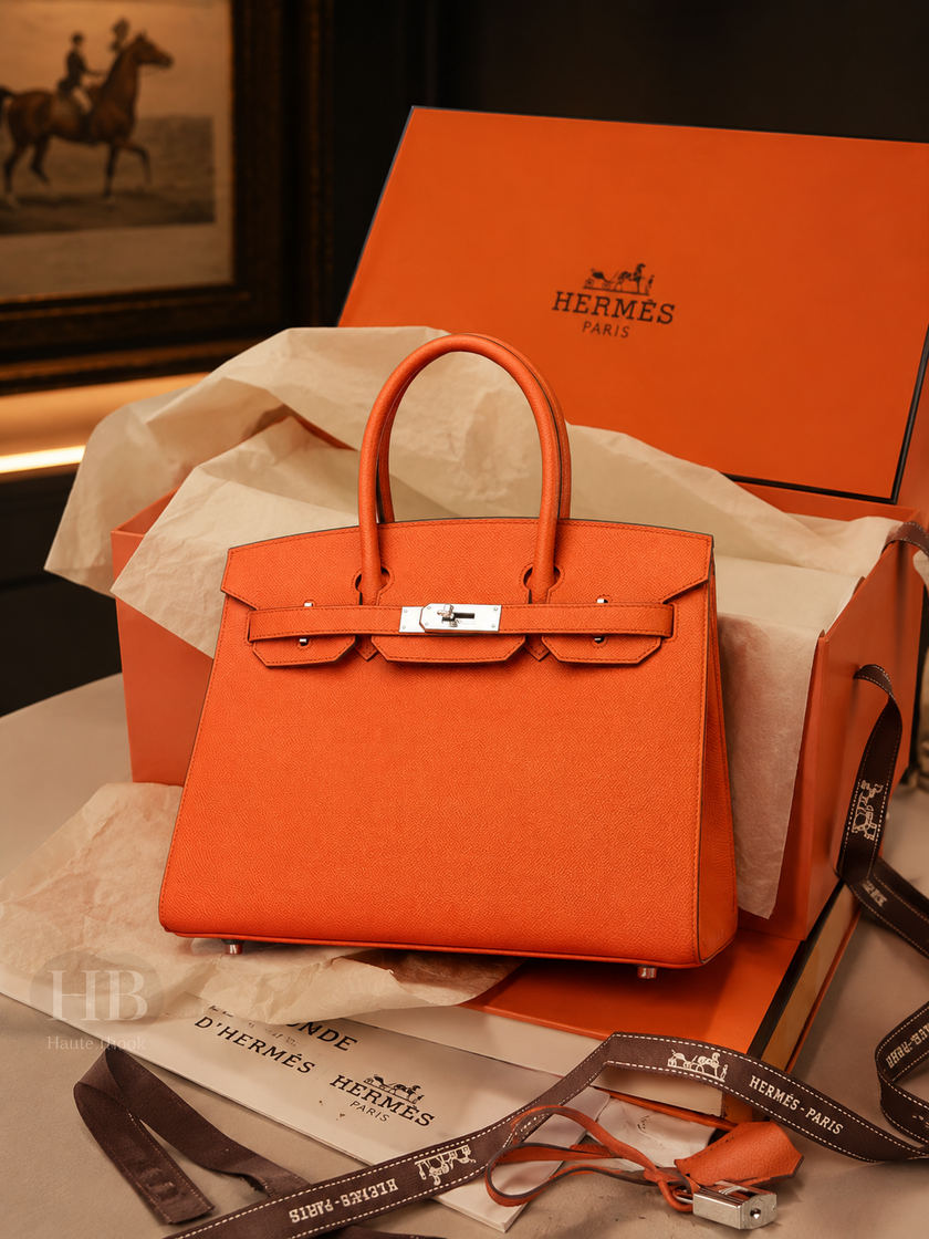 [Brand New] HERMES Birkin 30 Terre Battue Epsom Leather