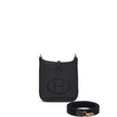 [Brand New] HERMES Black Clemence Mini Evelyne II TPM 16
