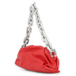 BOTTEGA VENETA The Chain Pouch Shoulder Bag Red
