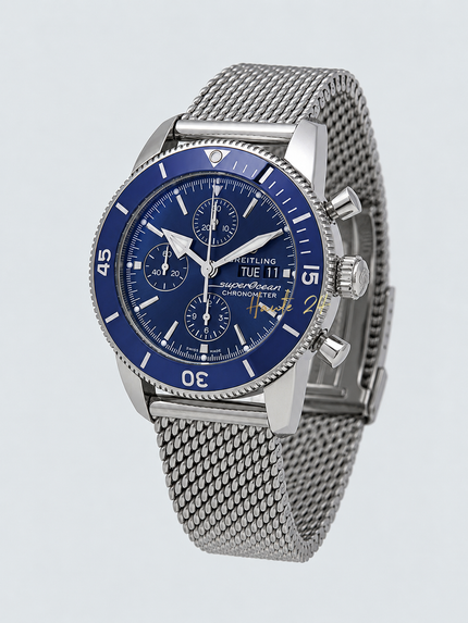 BREITLING Superocean Heritage II Chronograph Blue Dial A13313161C1A1