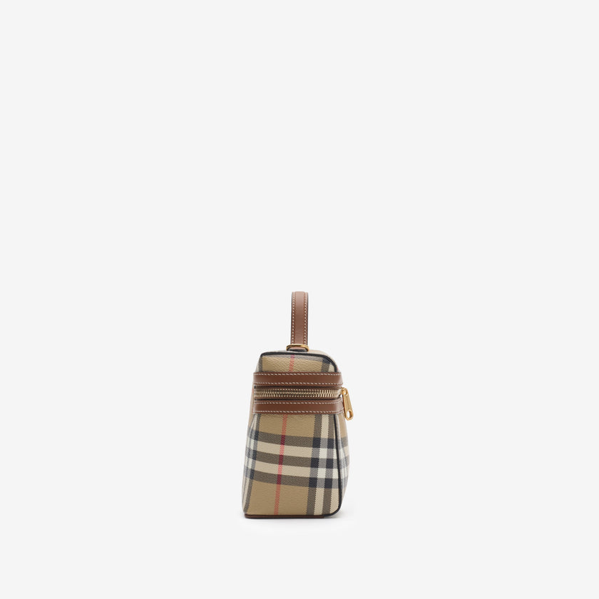 BURBERRY Check Vanity Bag