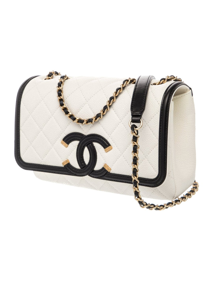 CHANEL Small Filigree Flap Bag