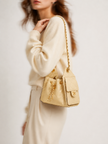 CHANEL 25 Mini Handbag Beige