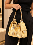 [Price on Request/Brand New] CHANEL 25 Mini Handbag Gold