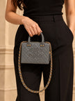 CHANEL CC Vault Vanity Handle Case In Grey