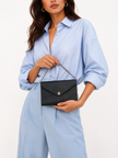 [Brand New] CHANEL Strap Clutch Bag Black
