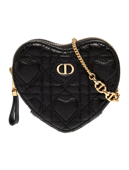 DIOR Leather Le Coeur Mini Crossbody Bag