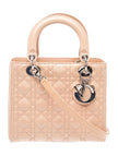 DIOR Cannage Lady Dior Medium Top Handle Bag
