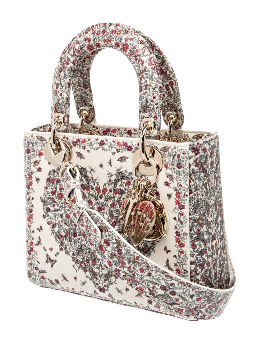 DIOR Lady Dior Small Top Handle Bag
