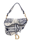 DIOR Canvas Saddle Shoulder Bag