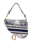 DIOR Canvas Saddle Shoulder Bag