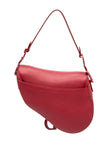 DIOR Leather Saddle Shoulder Bag - Red