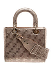 DIOR Cannage Lady Dior Medium Top Handle Bag