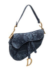 DIOR Oblique Jacquard Saddle Shoulder Bag