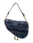 DIOR Oblique Jacquard Saddle Shoulder Bag