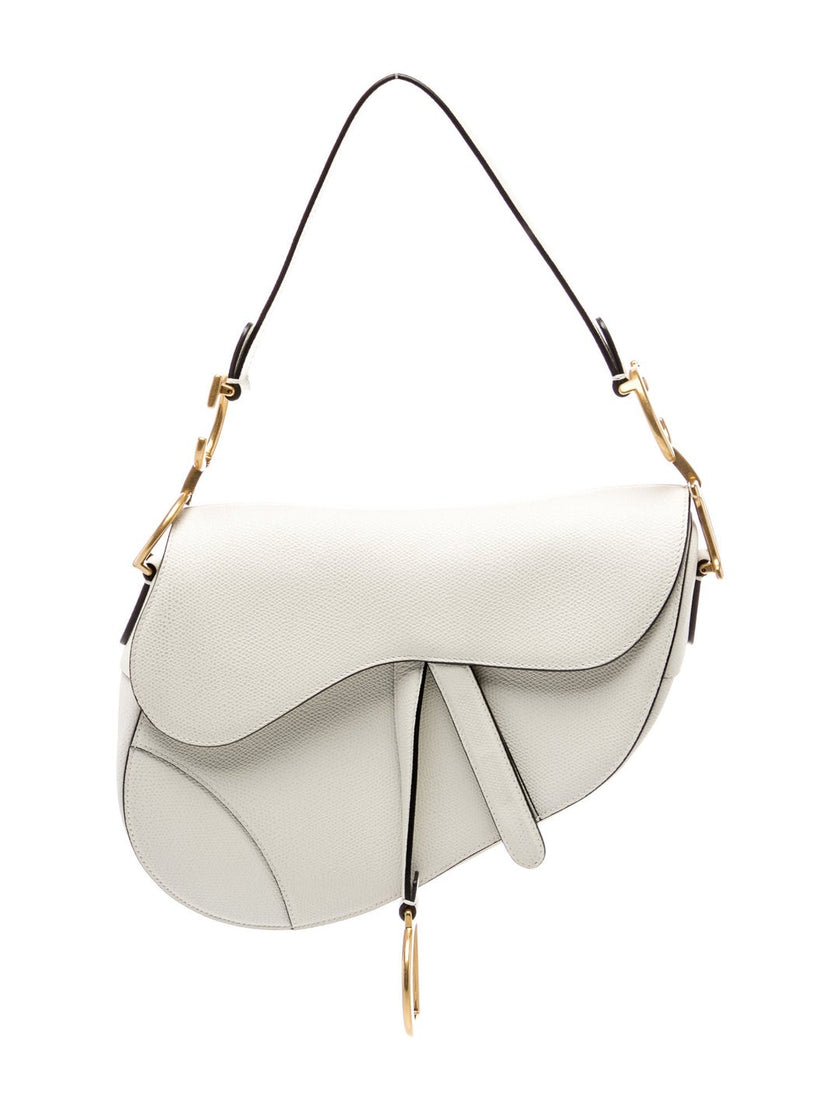 DIOR Leather Saddle Shoulder Bag